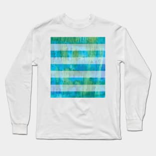 Striped Acrylic Painting Long Sleeve T-Shirt